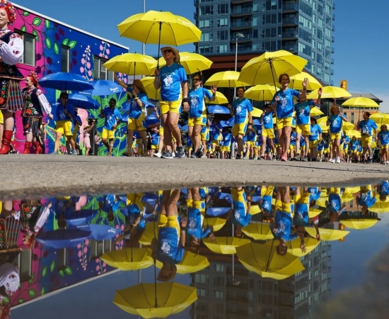Calgary Herald - Glory to Ukraine - Calgary Stampede Parade - July 2022